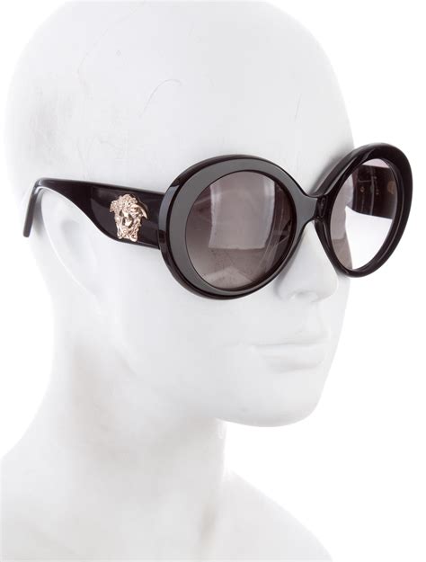 versace round sunglasses women.